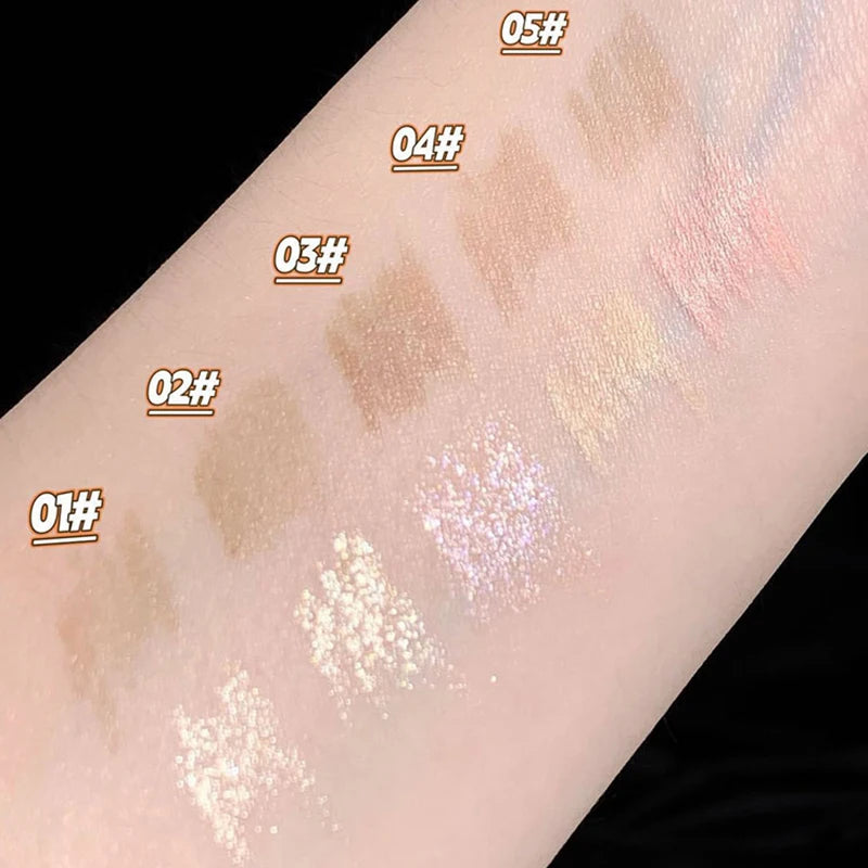 Double Head Lying Silkworm Pen Matte Pearlescent Fine Flash Brightening Shadow Pen Outline Pen under Eyelid to Pen