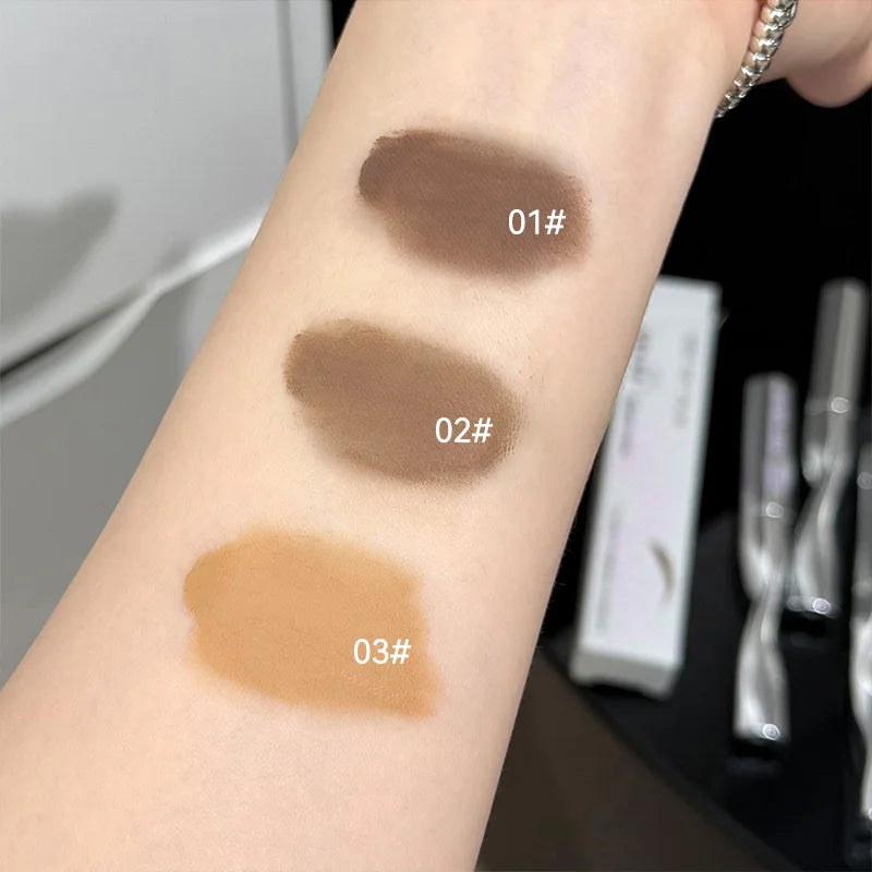 Art Value Eyebrow Dye Cream, Korean-Style Light Brown Matte Eyebrow Light Makeup, Natural Makeup Application,Natural Makeup Look