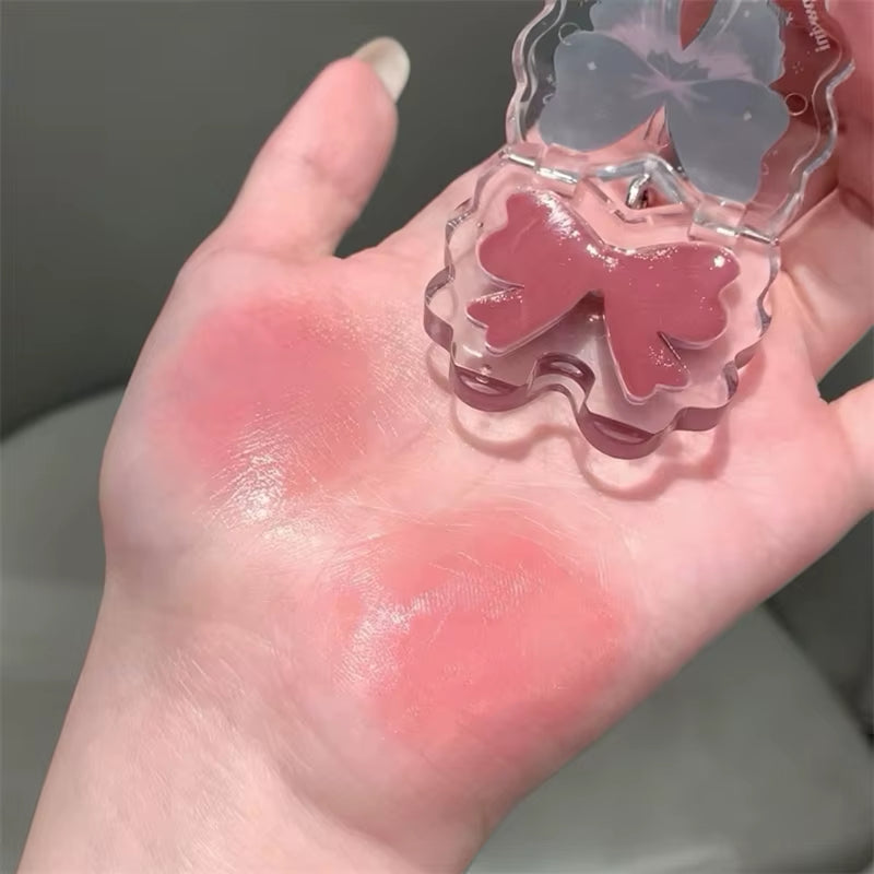 Butterfly Jelly Mirror Water Lip Gloss Portable Moisturizing Lip Balm Waterproof Liquid Lipstick Lipgloss Makeup Korean Cosmetic